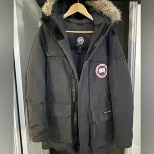 Canada Goose Men’s Black Parka Down Jacket